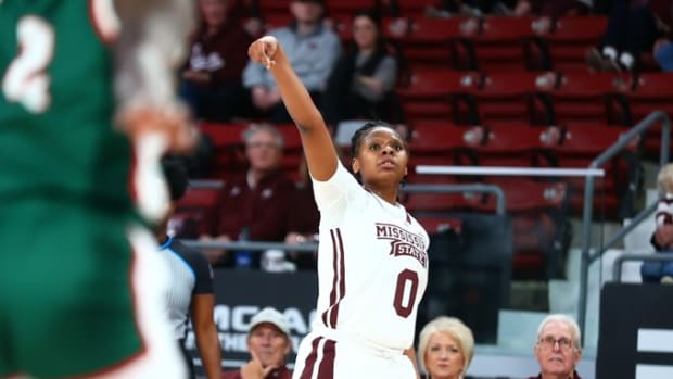 Senior guard Darrione Rogers recorded a triple-double for Mississippi State women's basketball against Mississippi State Valley.